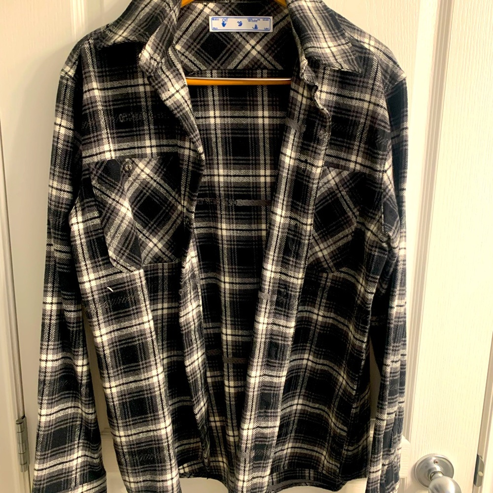 Off white  long sleeve fleece top